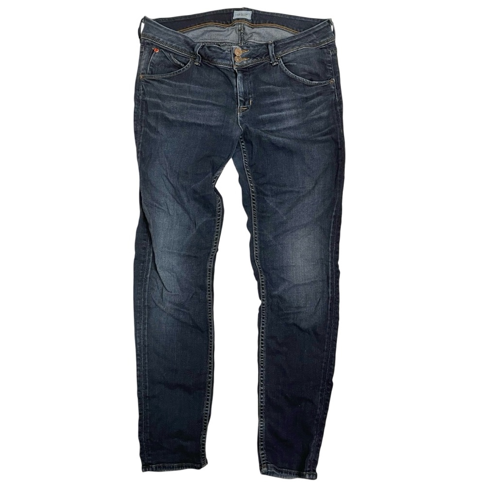 ❤️ Hudson Collin Flap Skinny Jeans Dark Wash Sz 32 - Picture 5 of 13